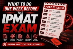 What to Do One Week Before the IPMAT Exam