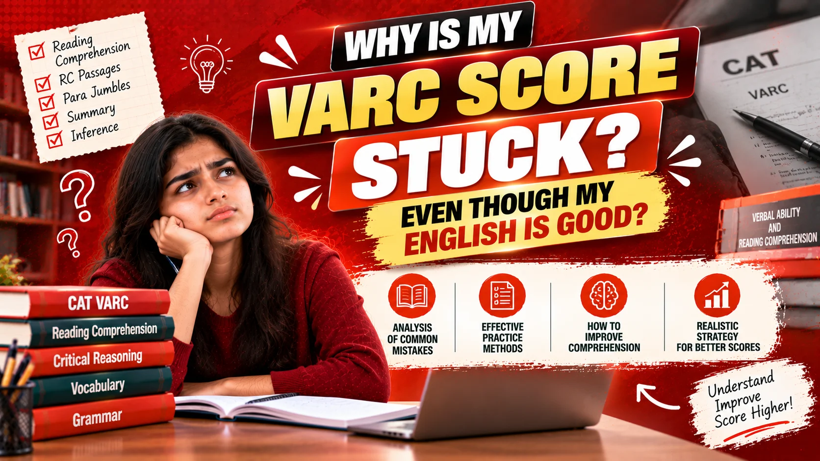 CAT VARC score not improving