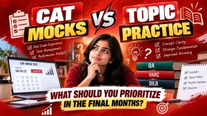 CAT Mocks vs Topic Practice: What Should You Prioritize in the Final Months?