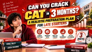 Can You Crack CAT in 3 Months? A Realistic Preparation Plan for Late Starters