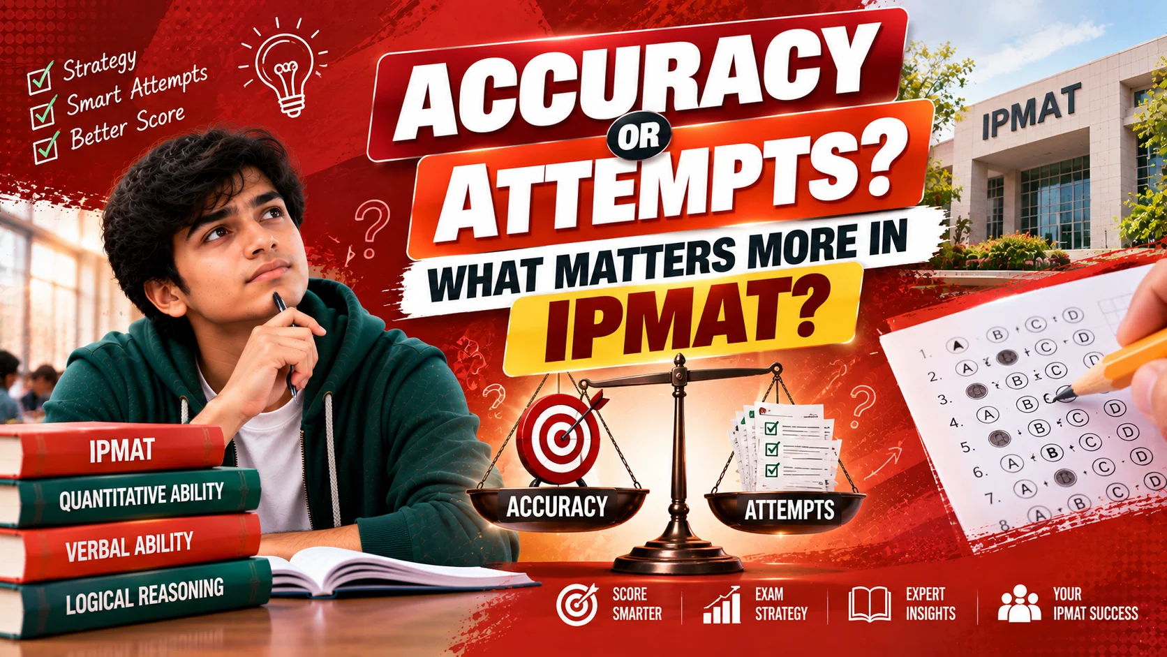 Accuracy vs Attempts in IPMAT